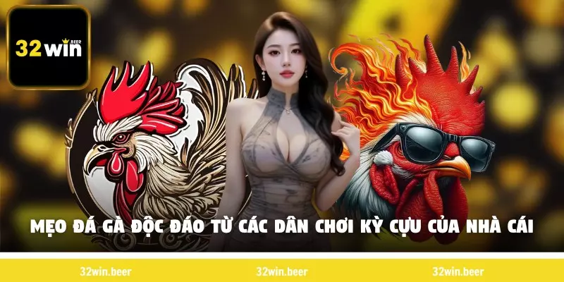 Mẹo đá gà 32Win độc đáo từ các dân chơi kỳ cựu của nhà cái
